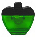 Magnetic Apple Memo Clip - Translucent Green